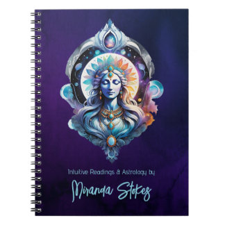 Caderno Espiral Asherah Mãe Deusa da Criação Diário de Tarot