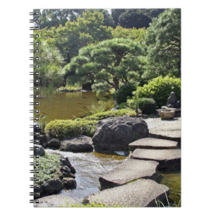 Caderno Espiral Ásia, Japão, Tóquio. O Jardim Japonês no