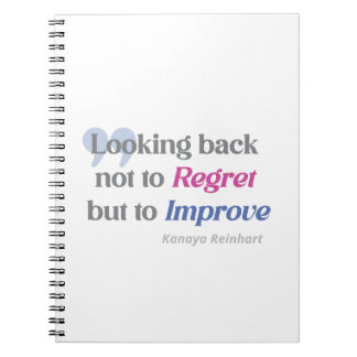 Caderno Espiral aspas espirituais para si mesmo ou para pessoas