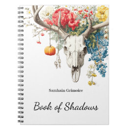 Caderno Espiral Assentos Místicos | Samhain Grimoire Book of Shado