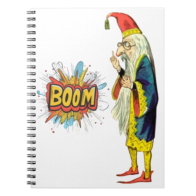 Caderno Espiral Assistente com bordas (Frente)