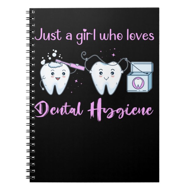 Caderno Espiral Assistente de Dentários de Dentes Cons (Frente)