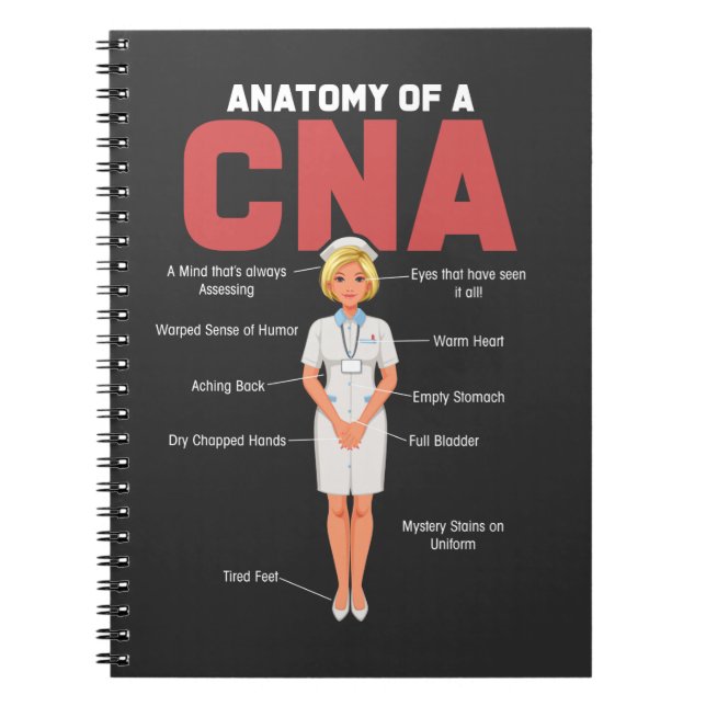 Caderno Espiral Assistente de Enfermeiro Certificado de Anatomia C (Frente)