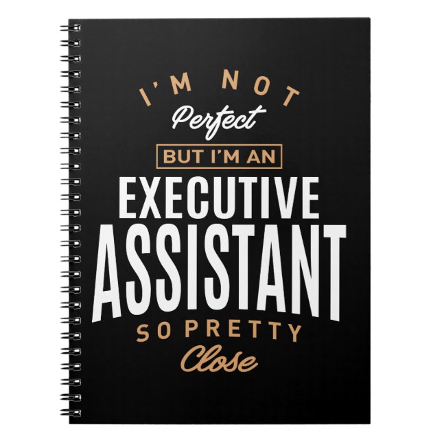Caderno Espiral Assistente executivo (Frente)