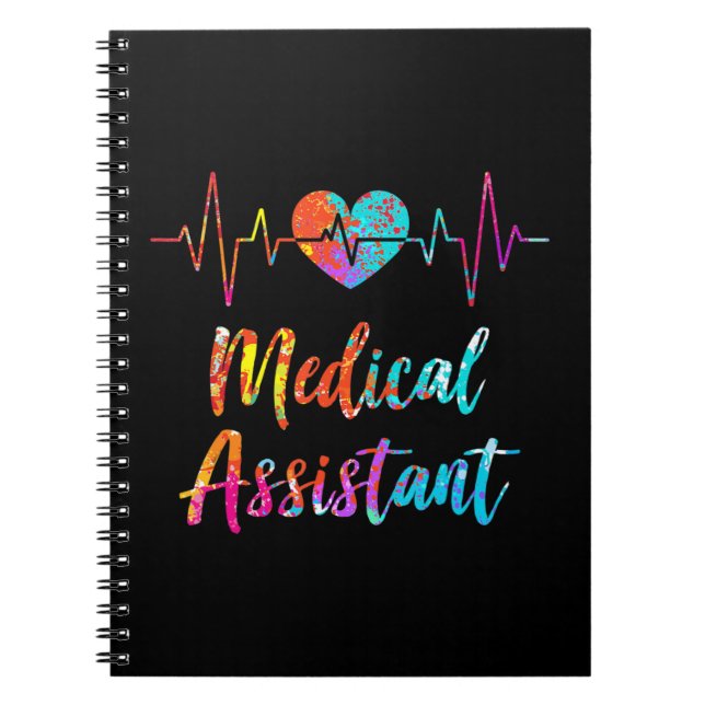 Caderno Espiral Assistente Médico Enfermagem Hospitalar Pulso (Frente)