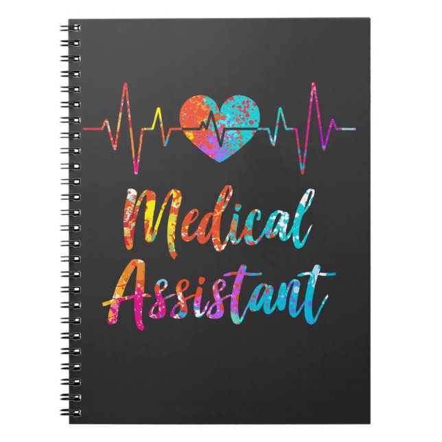 Caderno Espiral Assistente Médico Enfermagem Hospitalar Pulso (Frente)