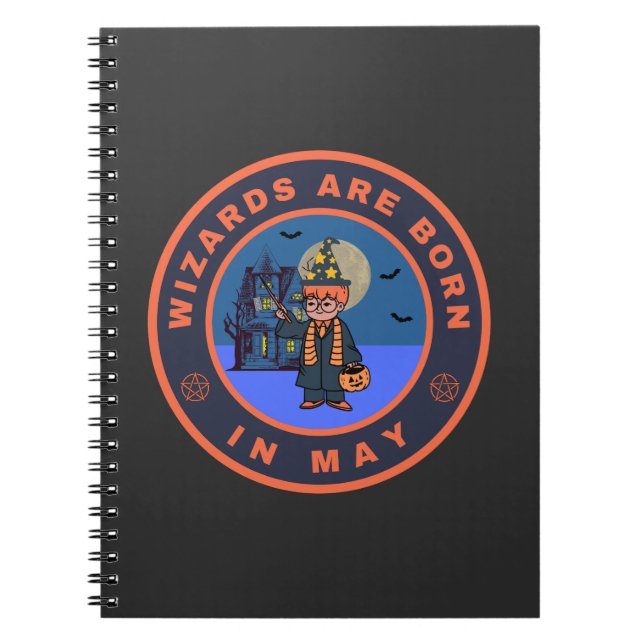 Caderno Espiral Assistentes são nasceres em maio (Frente)