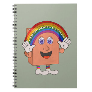 Caderno Espiral Assuntos de Saúde Mental