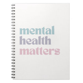 Caderno Espiral Assuntos de Saúde Mental | Cinzas Francesas De Cot