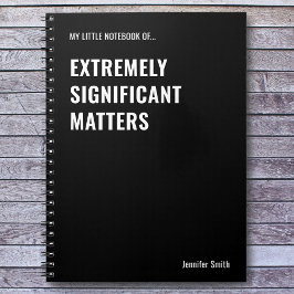 Caderno Espiral Assuntos Extremamente Significativos Citação Engra