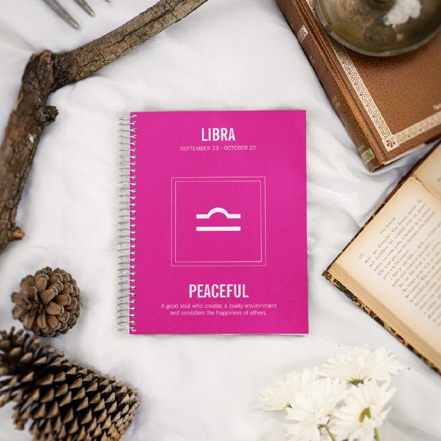 Caderno Espiral Astrologia Libra (Criador carregado)