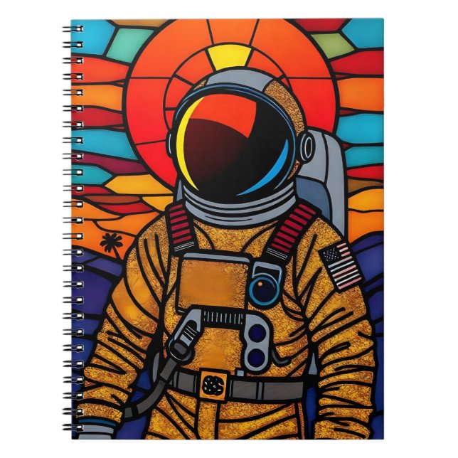 Caderno Espiral Astronauta (Frente)