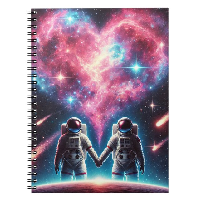 Caderno Espiral Astronauta Adora Notebook Espiral (Frente)