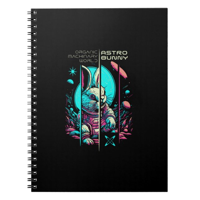 Caderno Espiral Astronauta coelho (Frente)