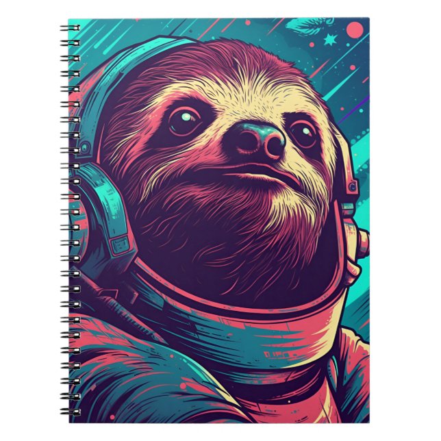 Caderno Espiral Astronauta de Lama (Frente)