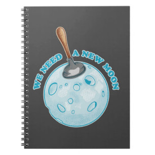 Caderno Espiral Astronomia da Nova Lua