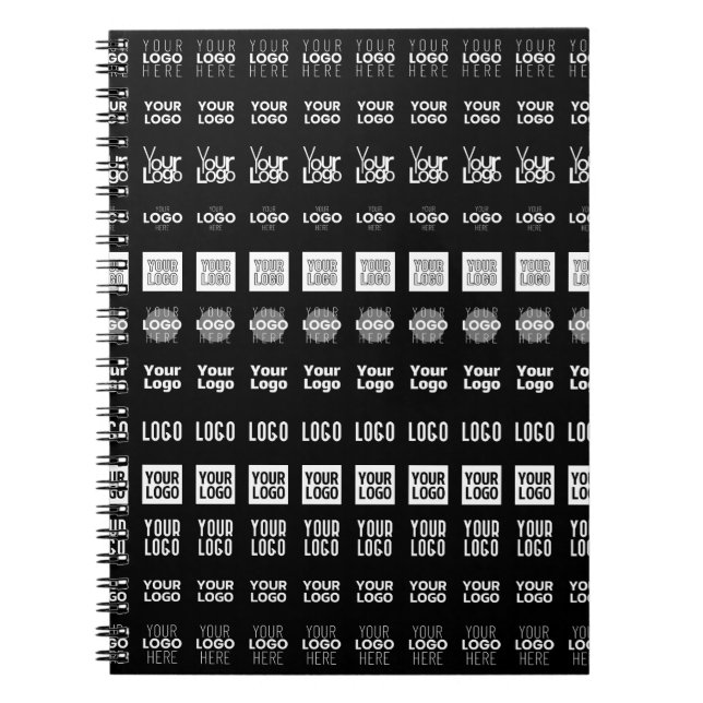 Caderno Espiral Até 12 Logos Diferentes ou Imagens Carregadas (Frente)