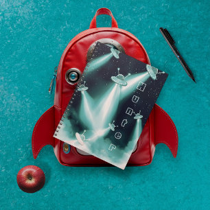 Caderno Espiral Atentado por OVNI em Netuno - revista científica e
