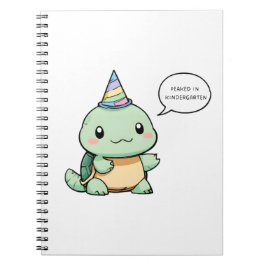 Caderno Espiral "Atingiu o auge no jardim de infância" Design engr
