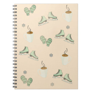 Caderno Espiral Atividades Aconchegantes de Inverno Cozinhando Caf