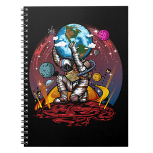 Caderno Espiral Atlas Space Man