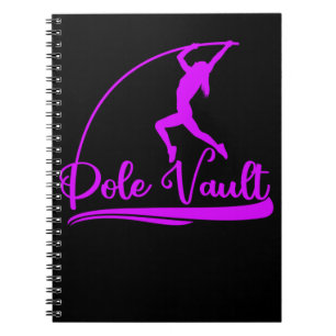 Caderno Espiral Atleta Pole Vaulting Girl