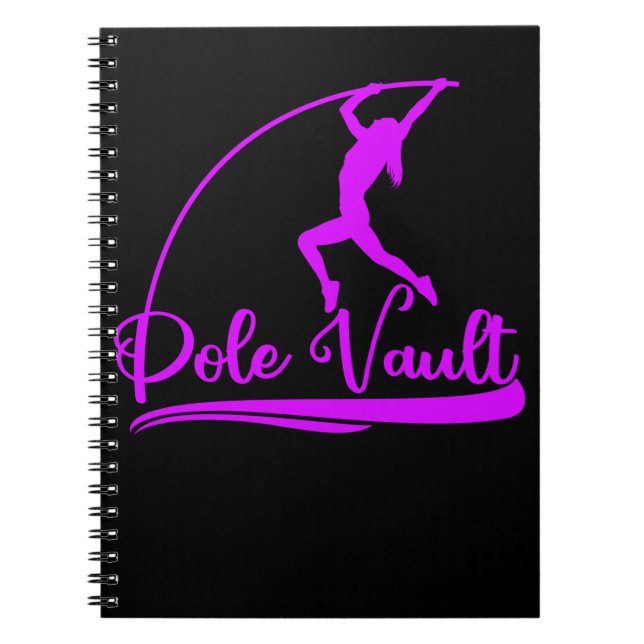 Caderno Espiral Atleta Pole Vaulting Girl (Frente)