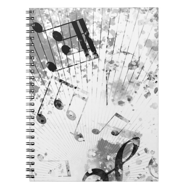 Caderno Espiral Atmosfera Musical 1 (Frente)