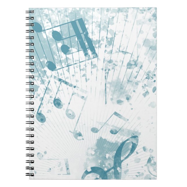 Caderno Espiral Atmosfera Musical 5 (Frente)