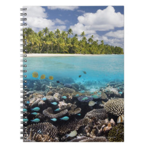 Caderno Espiral Atol sul tropical da lagoa Ari