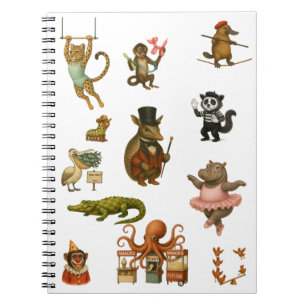 Caderno Espiral Atos do Circo Dingaling Bros