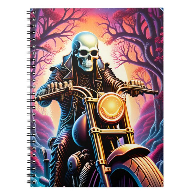 Caderno Espiral Atravessando as ramificações intertecedoras (Frente)