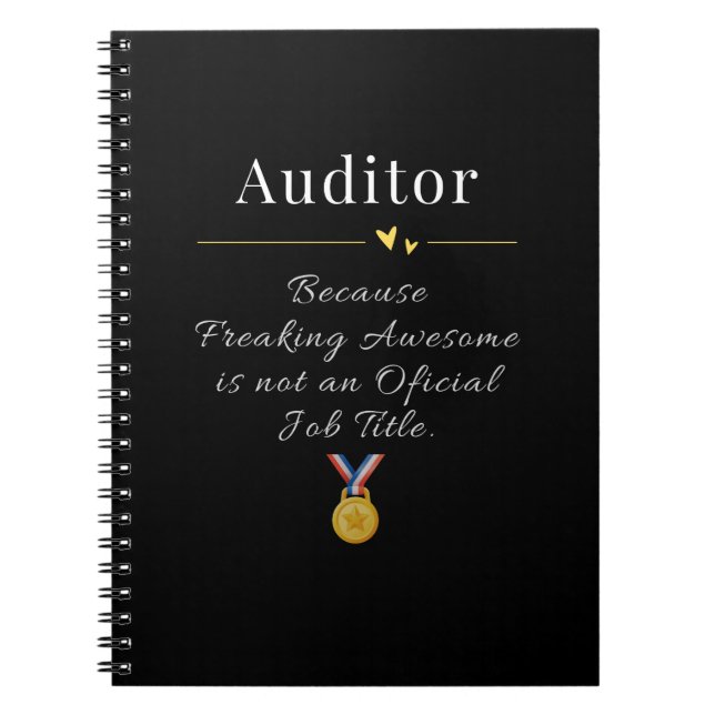 Caderno Espiral Auditor (Frente)