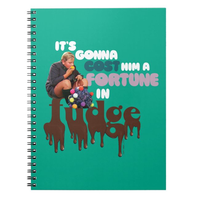 Caderno Espiral Augustus Gloop - Uma Fortuna em Fudge (Frente)