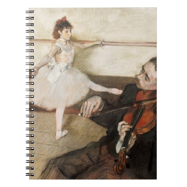 Caderno Espiral Aula de Dança de Edgar Degas. Imigração venenosa (Frente)