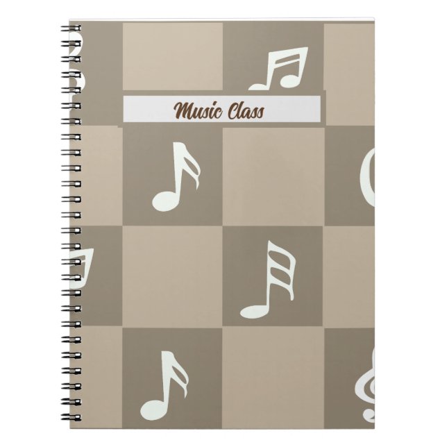 Caderno Espiral Aula de Música: (Frente)