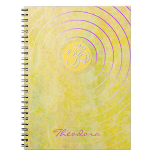 Caderno Espiral AUM "Amarelo Imperial"
