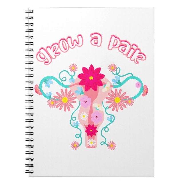 Caderno Espiral Aumente um par - Feministas Responsáveis pelos Dir (Frente)