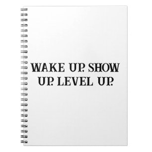 Caderno Espiral Aumento diário - Notebook motivacional para High-A
