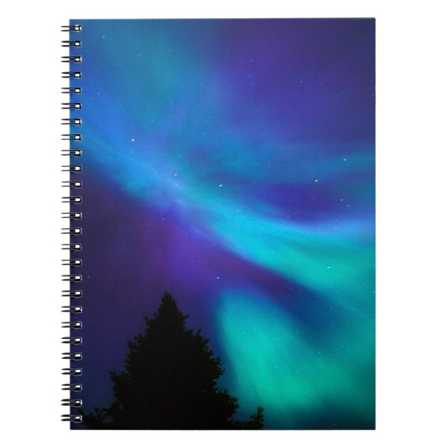 Caderno Espiral Aurora Borealis | Canadá Ontario Sudbury (Frente)