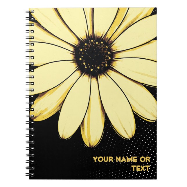 Caderno Espiral Aurora Botânica: Osteospermum 'Buttermilk'  (Frente)