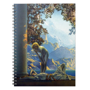 Caderno Espiral Aurora de Maxfield Parrish
