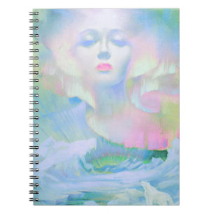 Caderno Espiral Aurora por Clive Henry pastel light
