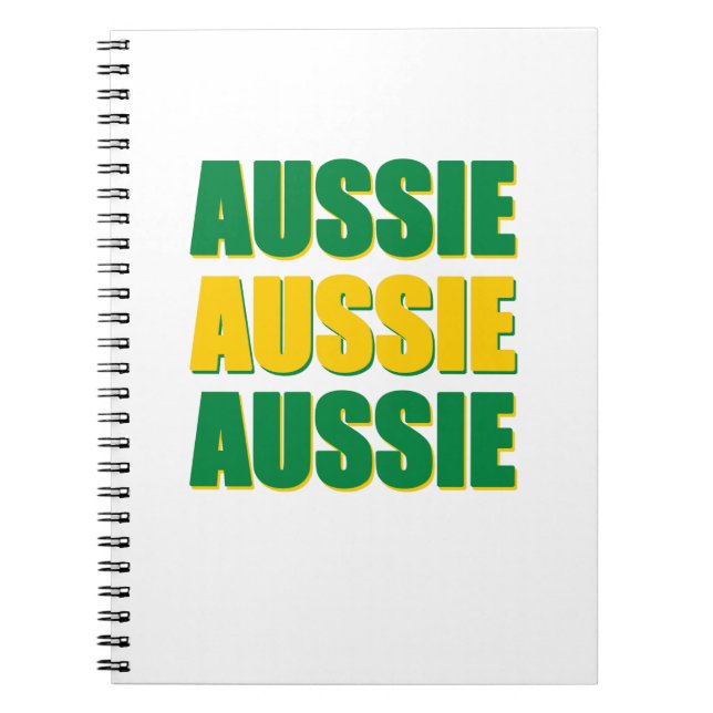 Caderno Espiral Aussie Aussie (Frente)