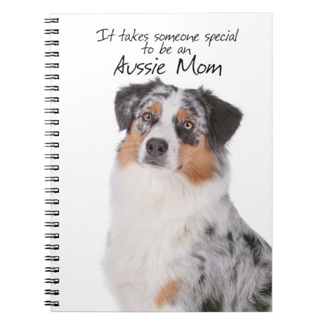 Caderno Espiral Aussie Mãe Notebook (Frente)