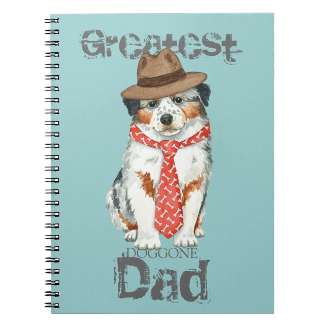 Caderno Espiral Aussie Pai (Frente)