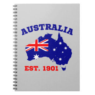Caderno Espiral Austrália Estabelecida em 1901