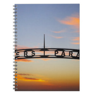 Caderno Espiral Austrália, Queensland, Gold Coast, Nascer do Sol,
