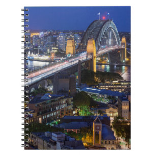 Caderno Espiral Austrália, Sydney, The Rocks Area, Sydney Harbor