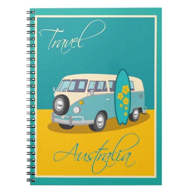 Caderno Espiral Austrália:Viagem (Frente)
